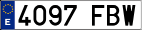 Truck License Plate